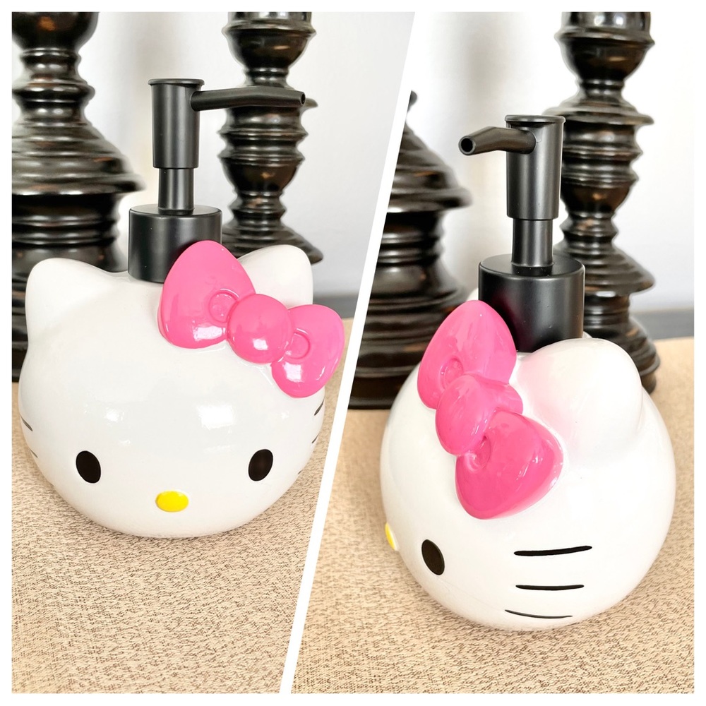 New Sanrio HELLO KITTY Ceramic Soap Dispenser Pump